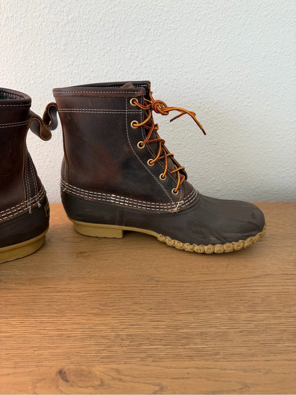 L.L. Bean rugged leather